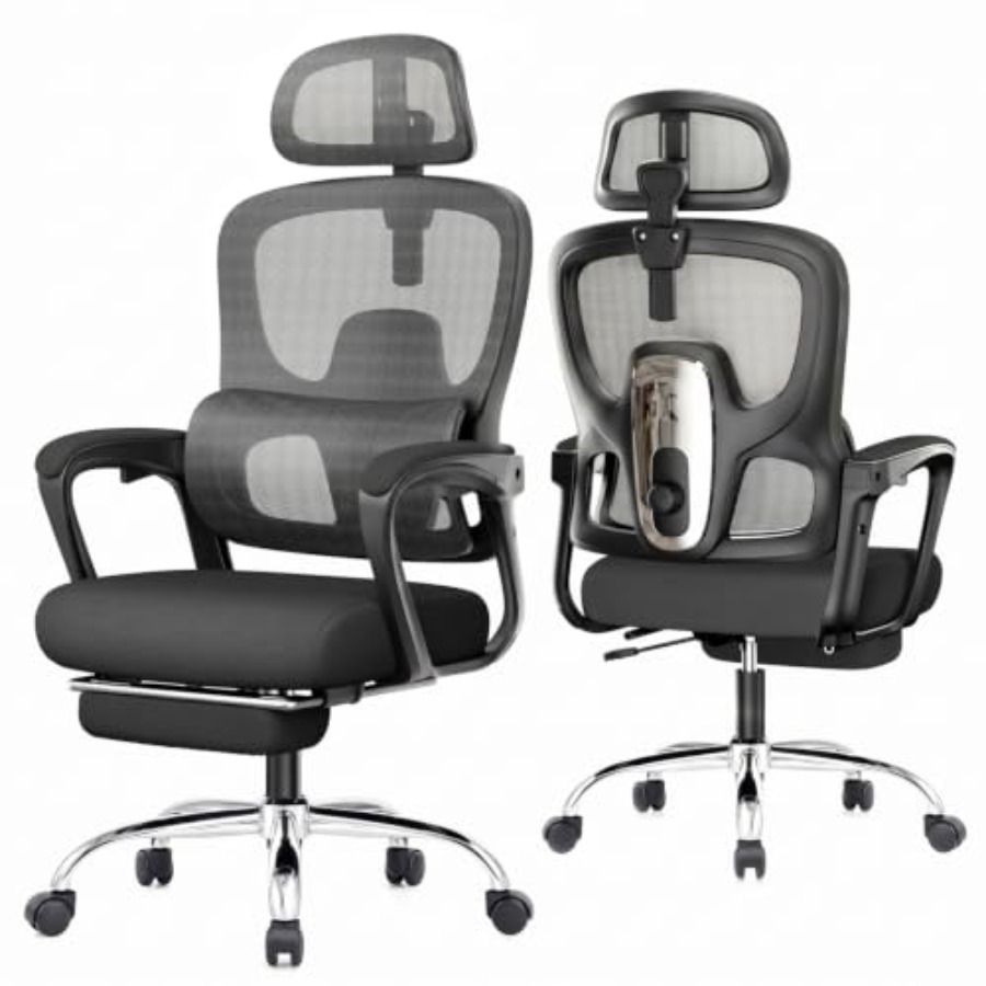 Home Office Chair - Kursi Kantor Ergonomis dengan Sandaran Kaki