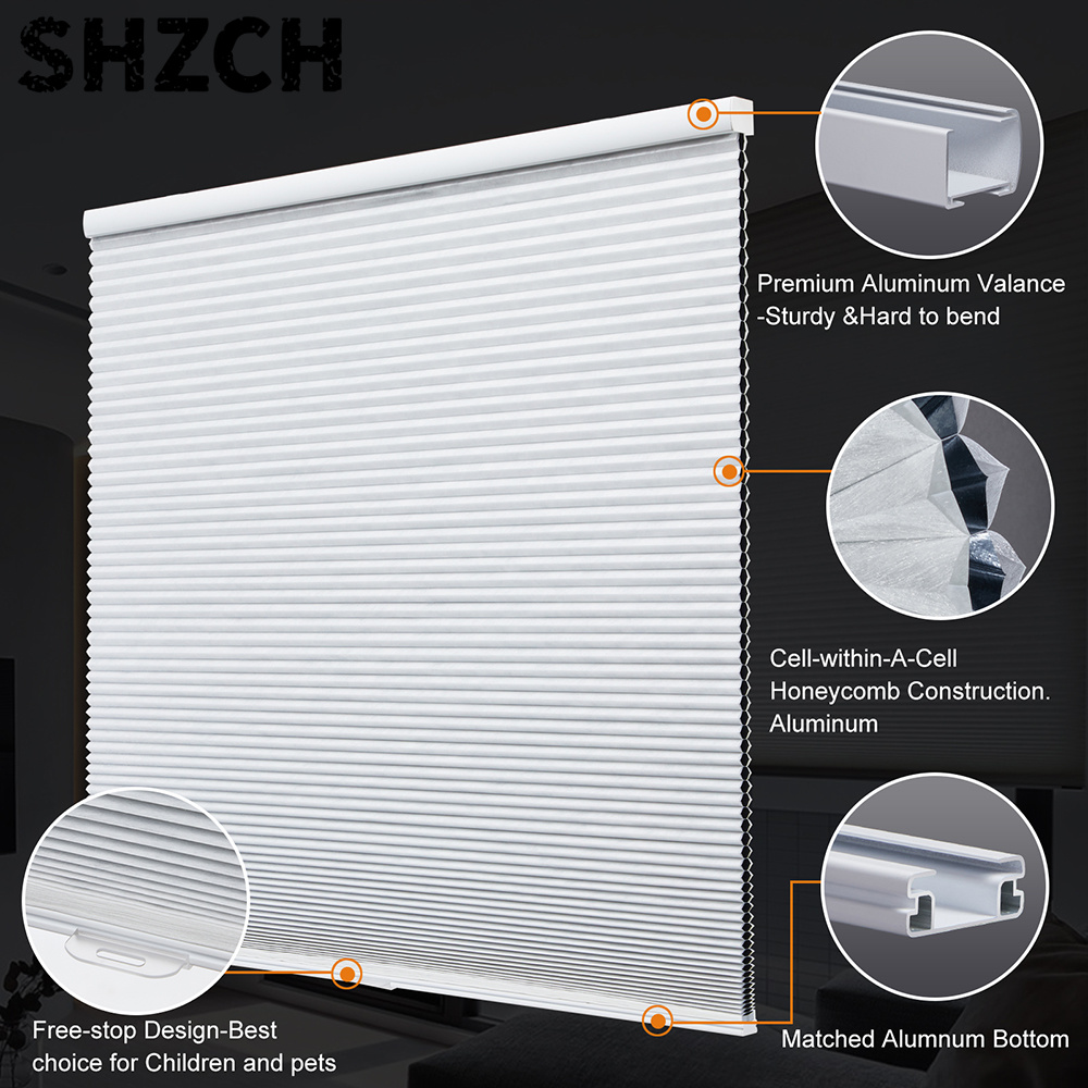 Home Office Windows - Tirai Seluler Blackout Honeycomb Shades Sel