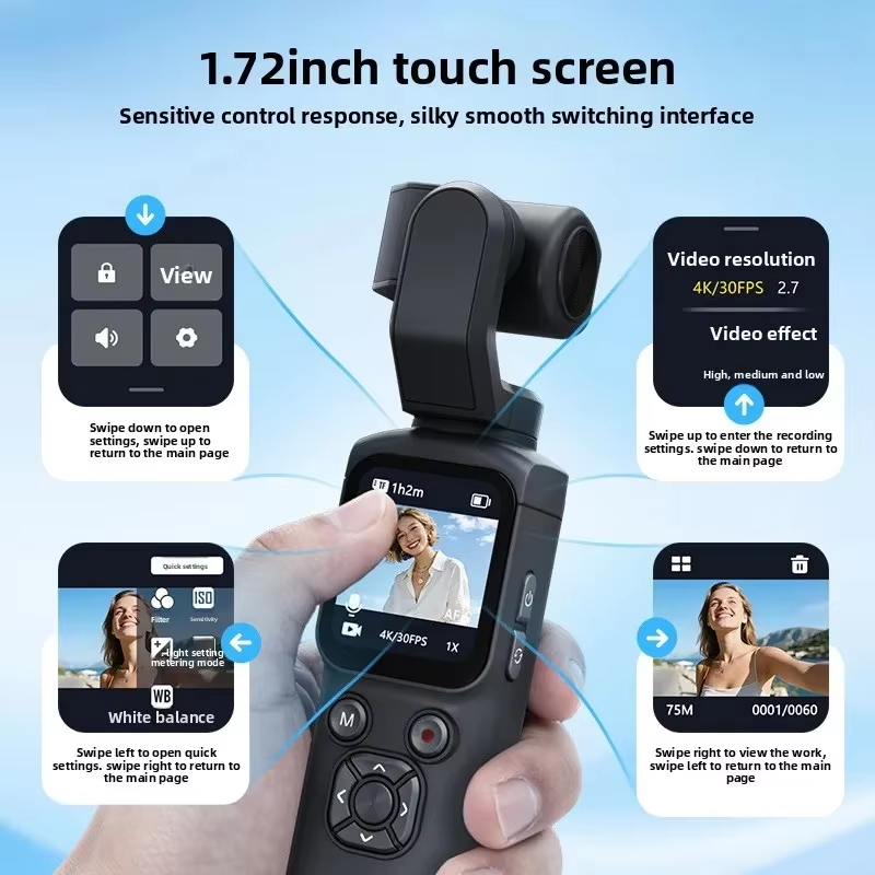Home Office Zoom - Kamera Streaming Langsung 4K Kamera Saku