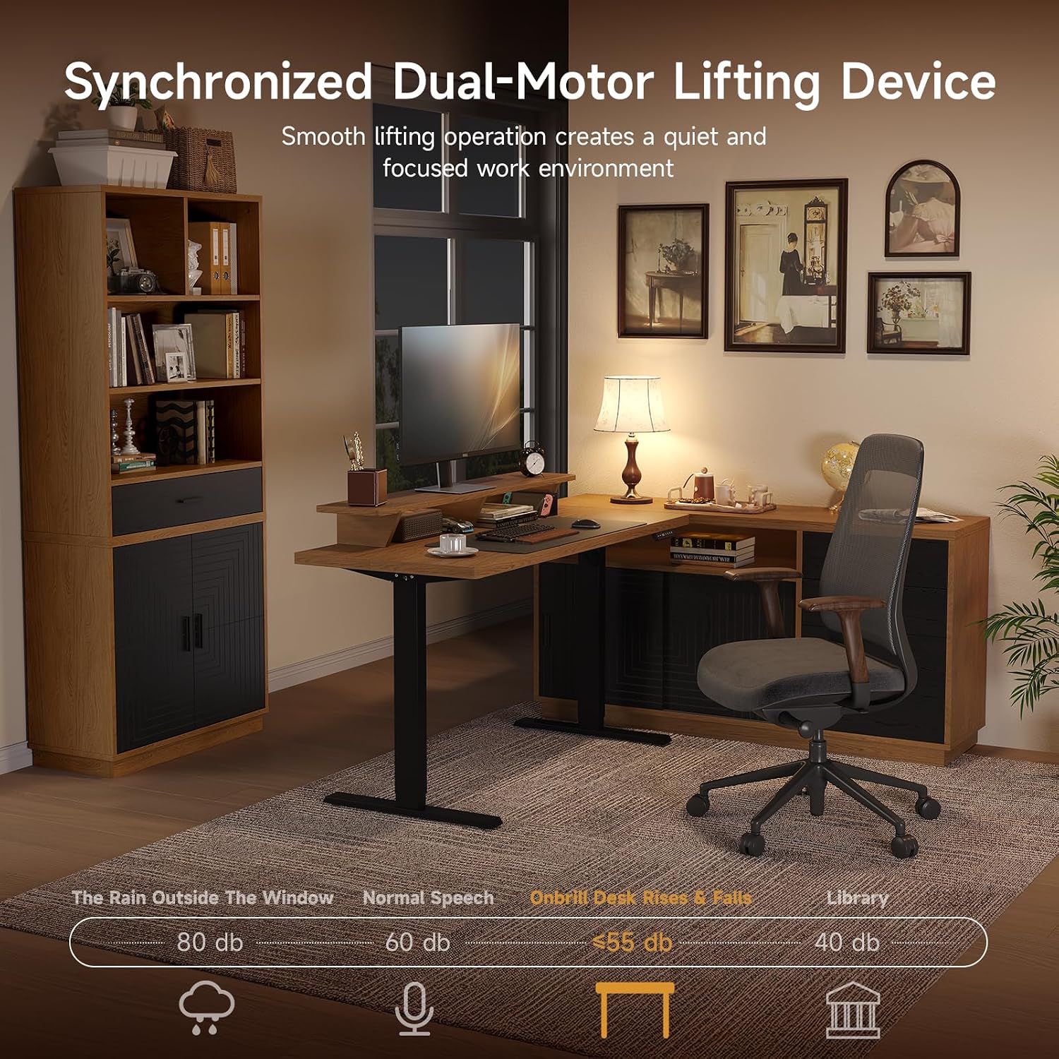 Home Office Furniture Sets - Set Meja & Kursi Eksekutif Modern