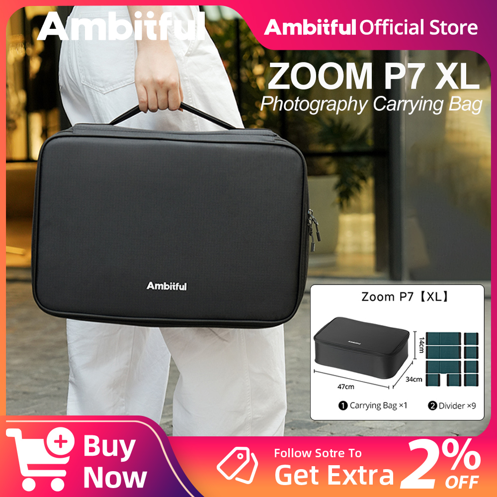Home Office Zoom - Tas Penyimpanan Fotografi Ambitful ZOOM P7II