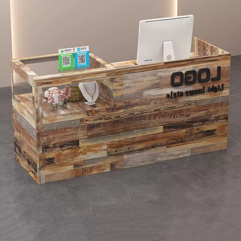 Home Office Industrial Design - Meja Resepsionis Desain Perusahaan, Organizer, Display,