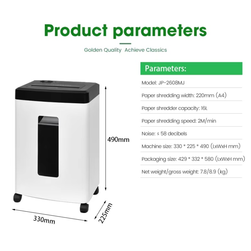 Paper Shredder Micro - Mesin Penghancur Kertas Micro Cut Kapasitas