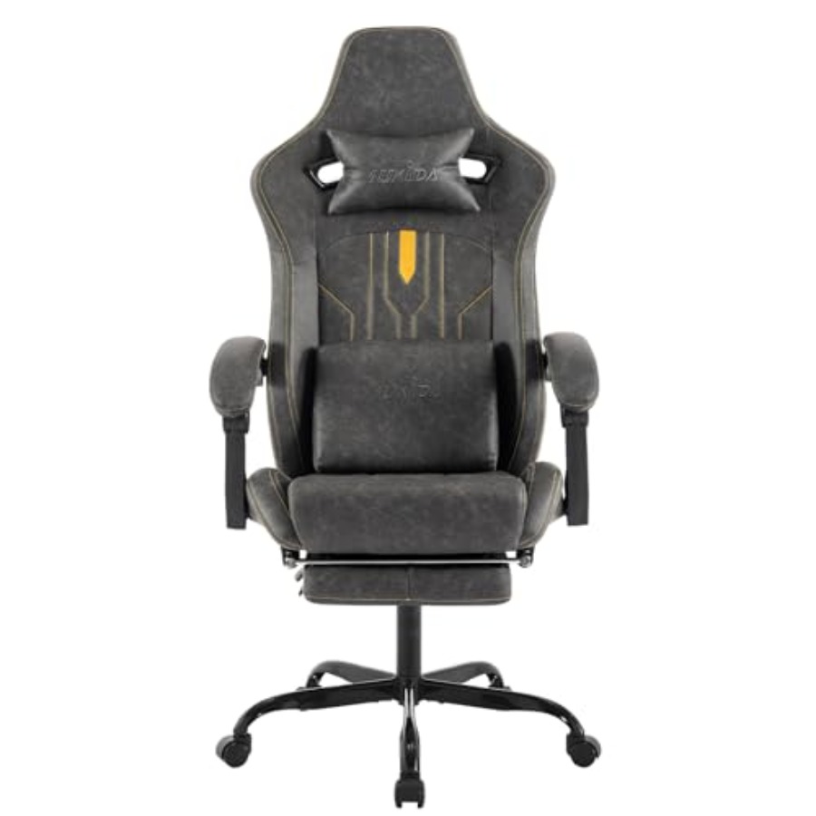 Home Office Chair - Kursi gaming dengan sandaran kaki untuk