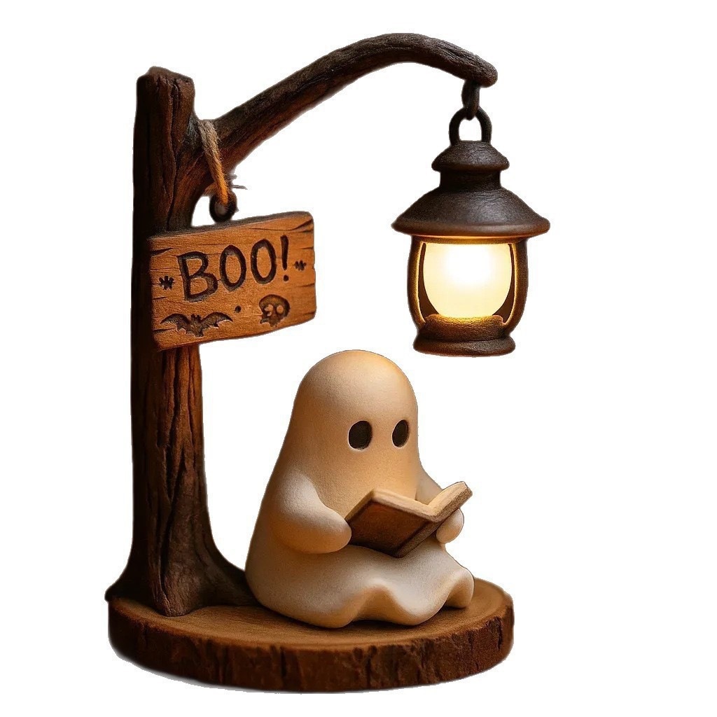 Office Table Home - Lampu Baca Hantu 4.3x3.14x6.3 Inci Resin