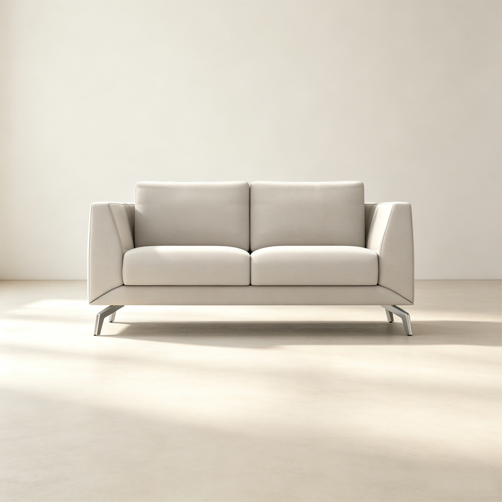 Home Office Furniture Sets - Set Sofa Putih Gaya Mewah Modern,