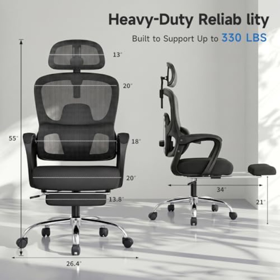 Kursi Kantor Ergonomis dengan  - Home Office Chair ulasan dan harga