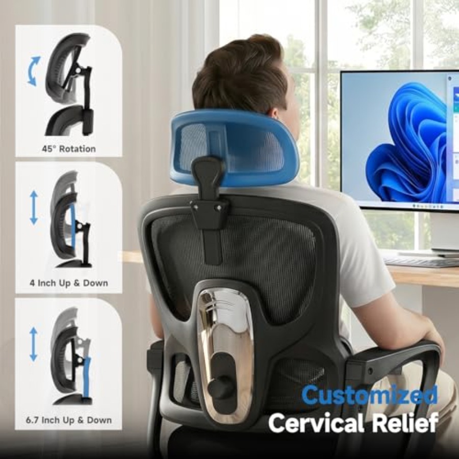 Kursi Kantor Ergonomis dengan  - Home Office Chair ulasan dan harga