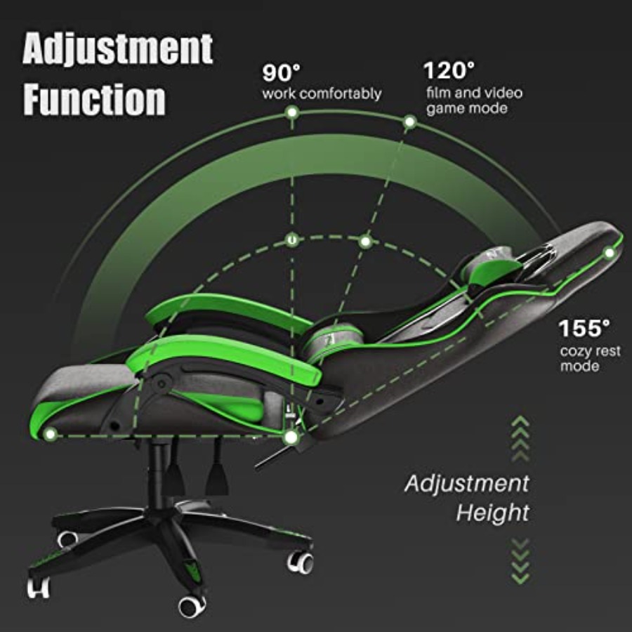 Kursi Gaming dengan Penyangga  - Home Office Chair ulasan dan harga