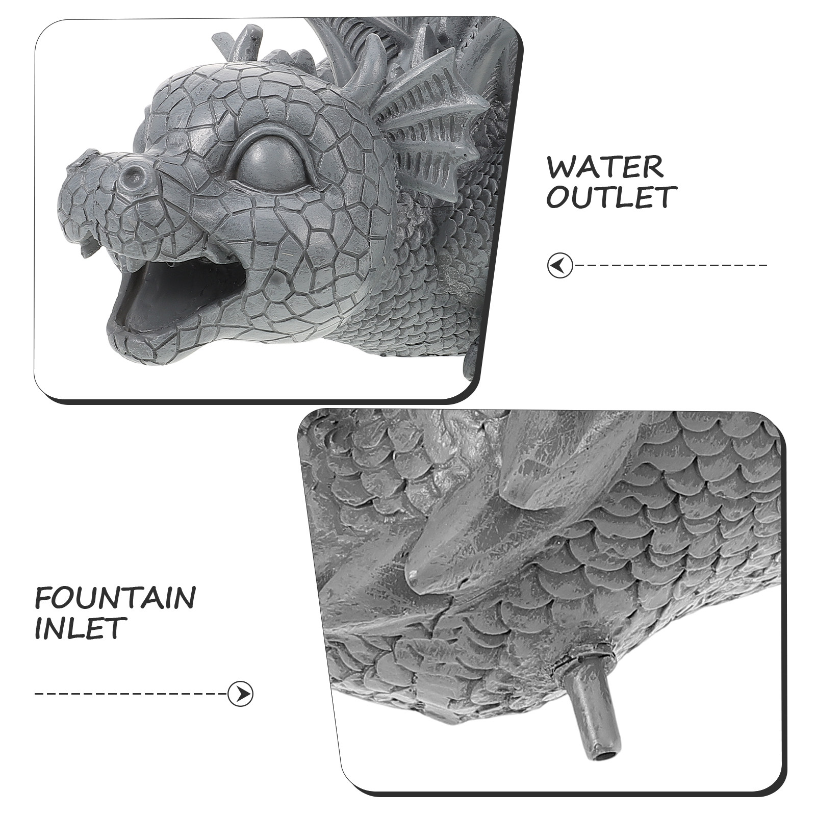 Patung Naga Resin Kokoh, Hiasa - Office Table Home ulasan dan harga
