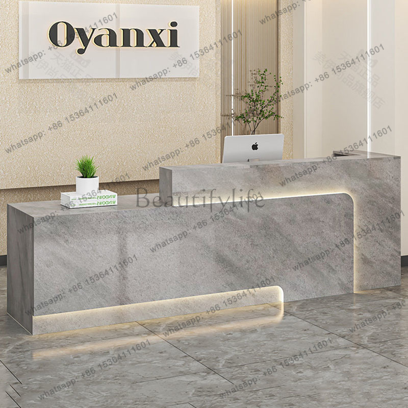 Meja Resepsionis Mewah Industr - Home Office Industrial Design ulasan dan harga