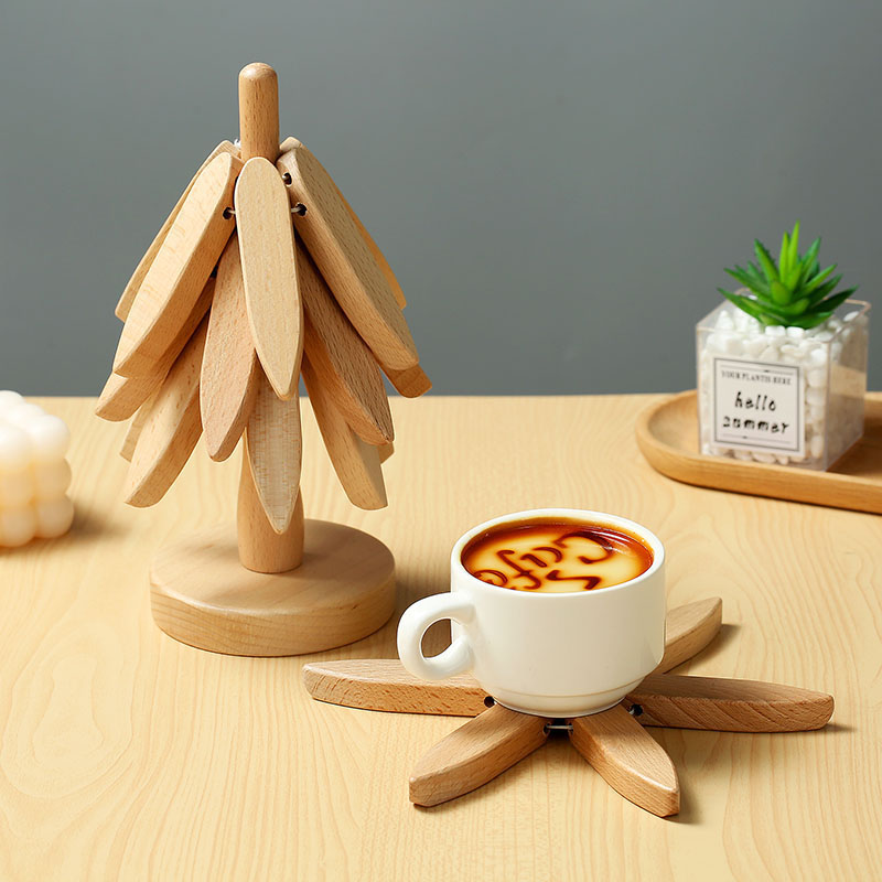 Set Tatakan Gelas Kayu Bentuk  - Home Office Furniture Sets ulasan dan harga
