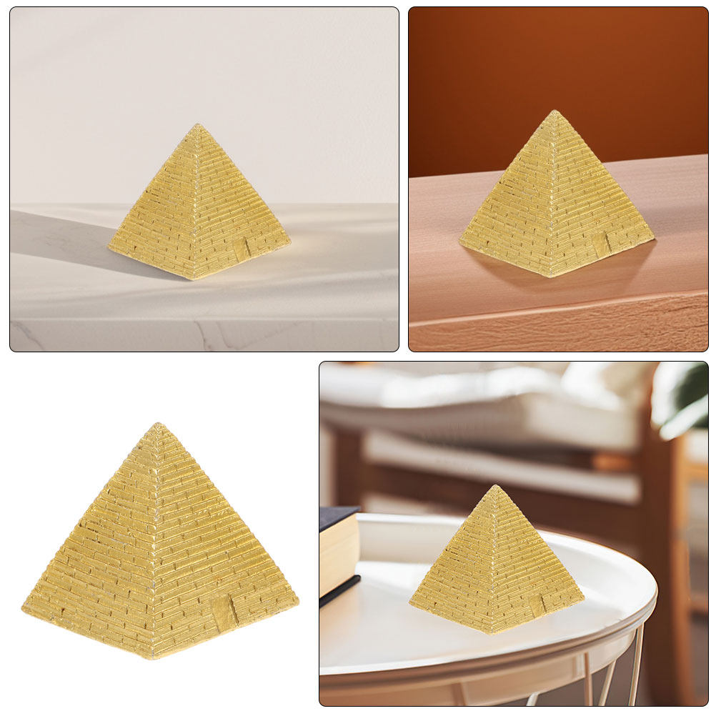 3 Buah Dekorasi Piramida Mesir - Office Table Home ulasan dan harga