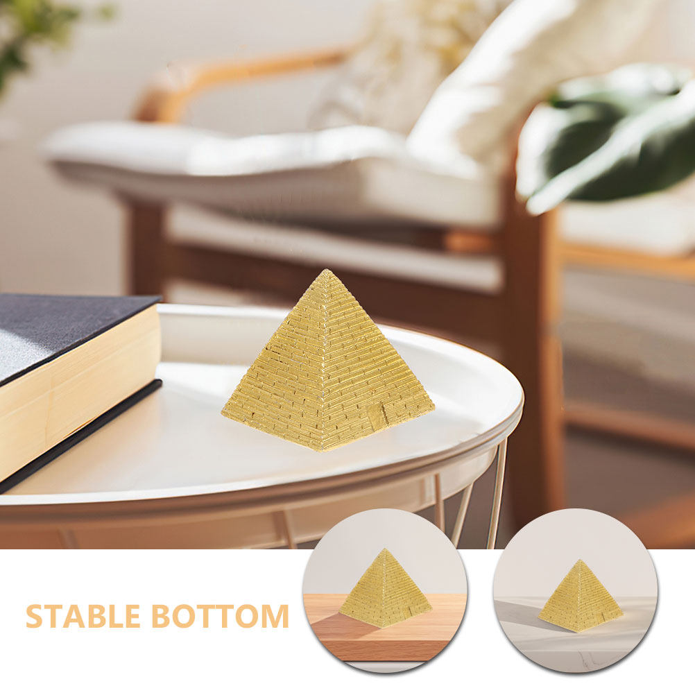 3 Buah Dekorasi Piramida Mesir - Office Table Home ulasan dan harga