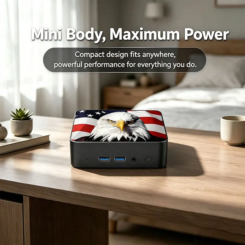 Mini PC Bertema Bendera Kanada - Home Office Windows ulasan dan harga