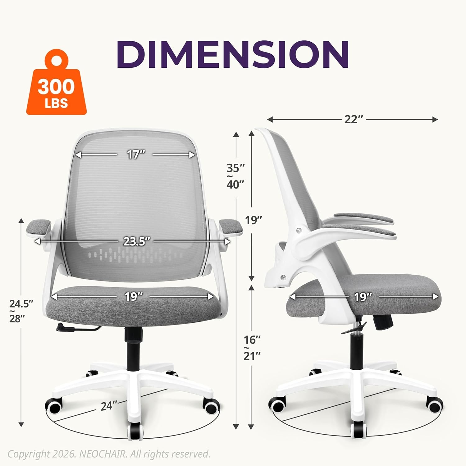 Kursi Kantor Ergonomis Berbaha - Home Office Chair ulasan dan harga