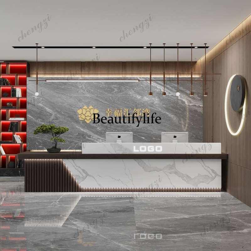Meja Resepsi Modern Industrial - Home Office Industrial Design ulasan dan harga