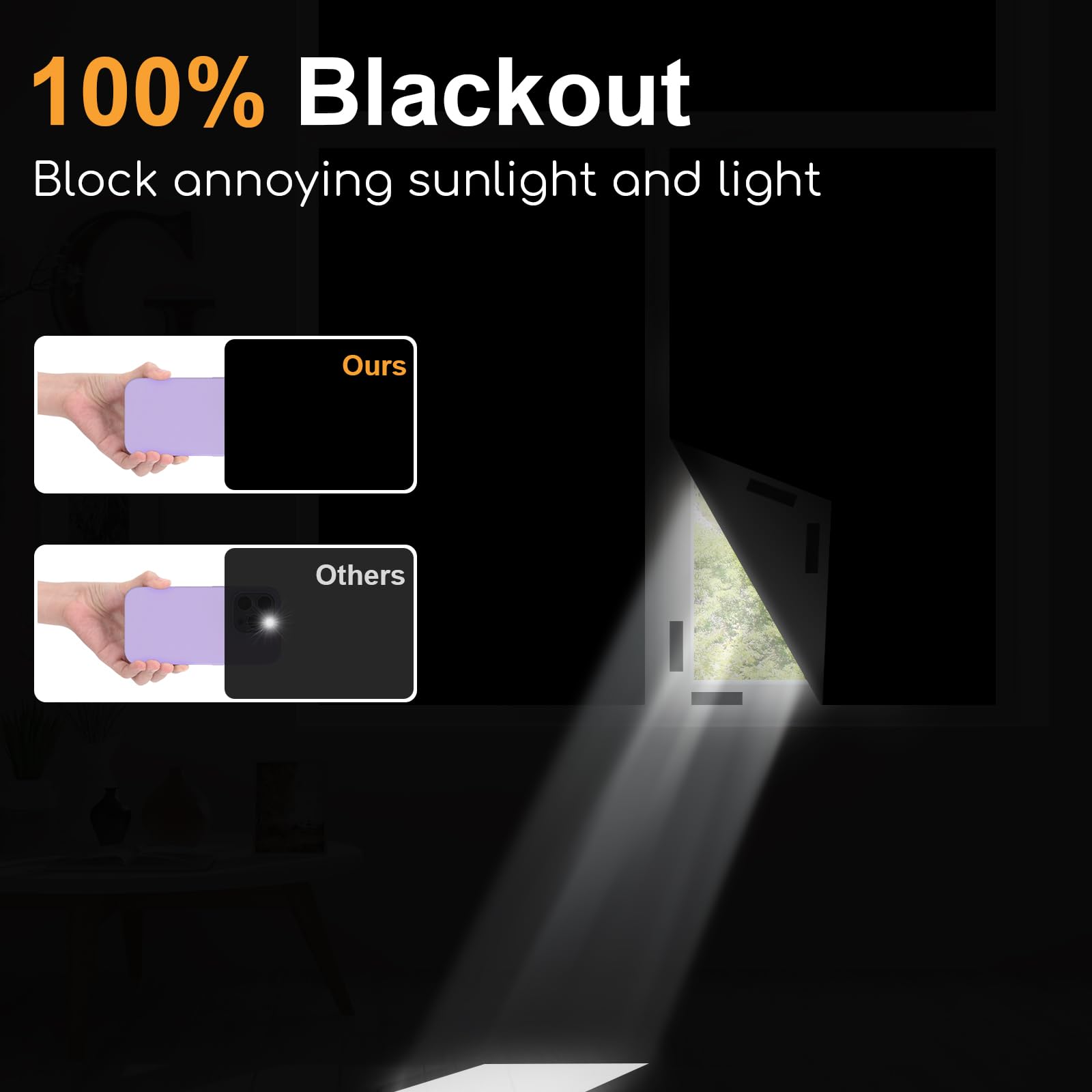Tirai Blackout Tempel Sementar - Home Office Windows ulasan dan harga