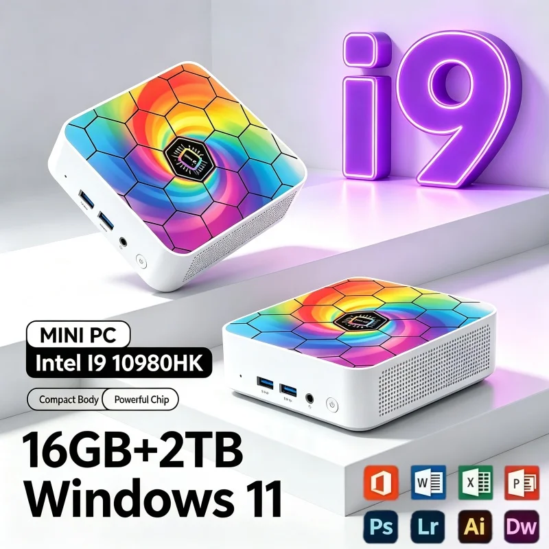 Mini PC Intel Core I9 10980HK  - Home Office Windows ulasan dan harga