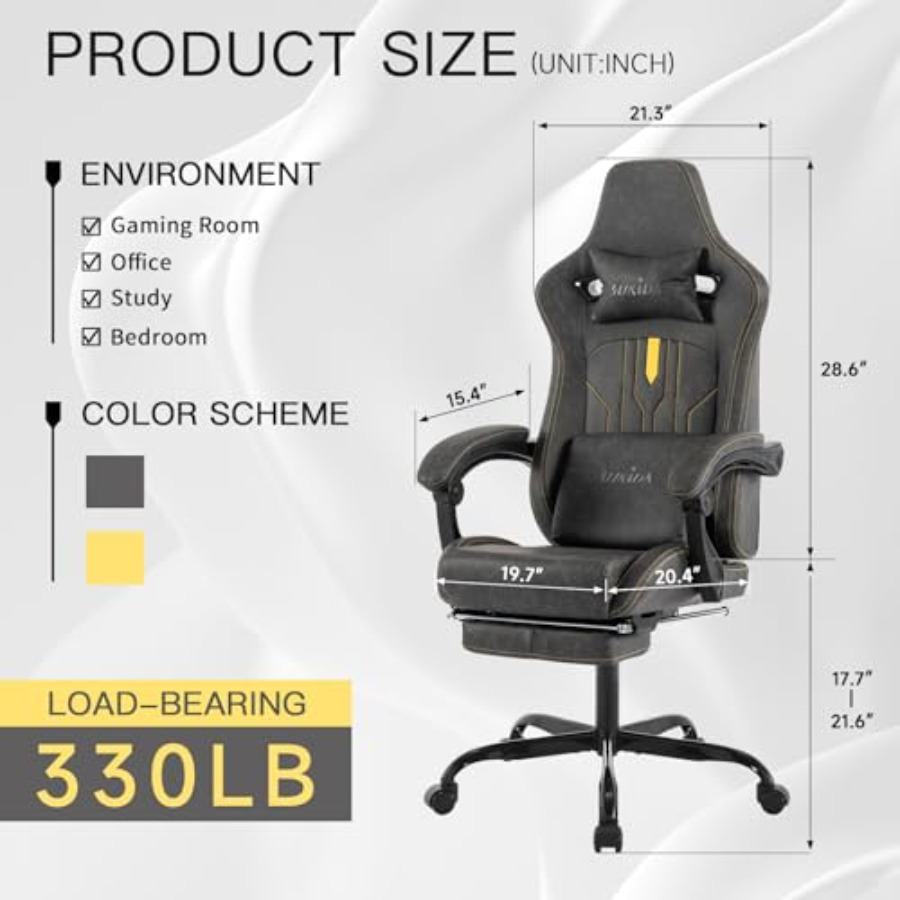 Kursi gaming dengan sandaran k - Home Office Chair ulasan dan harga