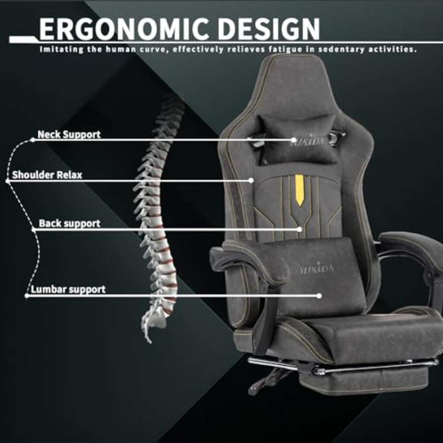 Kursi gaming dengan sandaran k - Home Office Chair ulasan dan harga