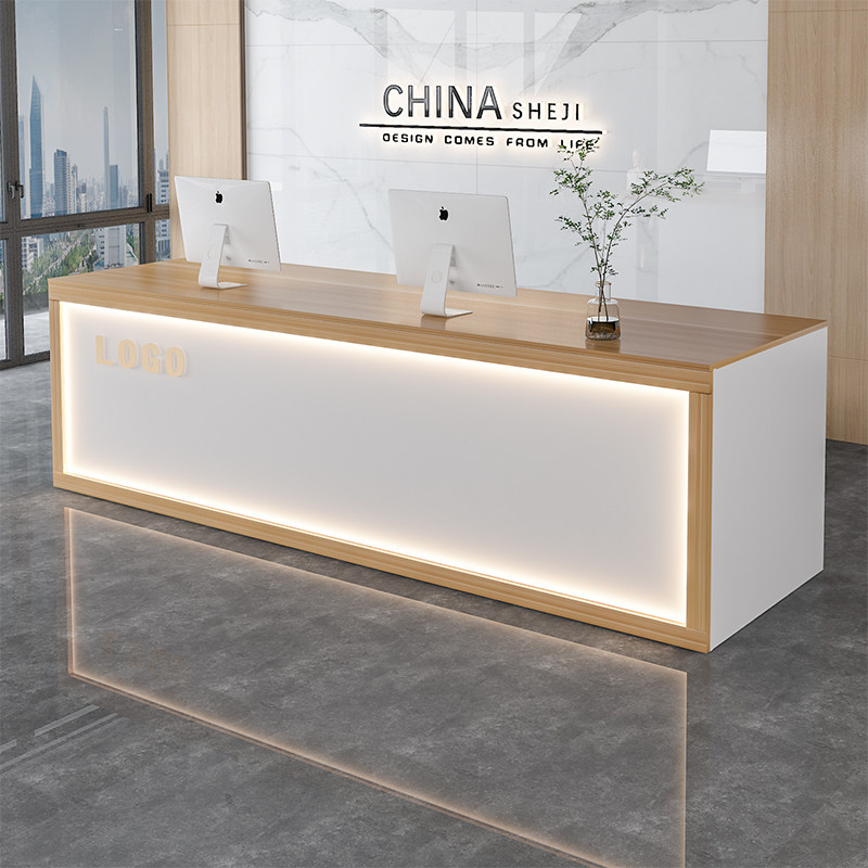 Meja Resepsi Modern Eksekutif  - Home Office Industrial Design ulasan dan harga
