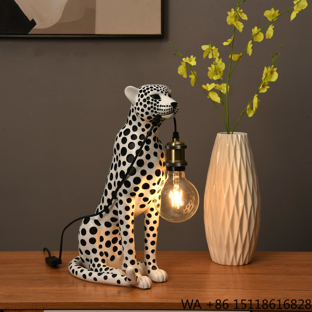 Patung Resin Hewan Leopard Sen - Office Table Home ulasan dan harga