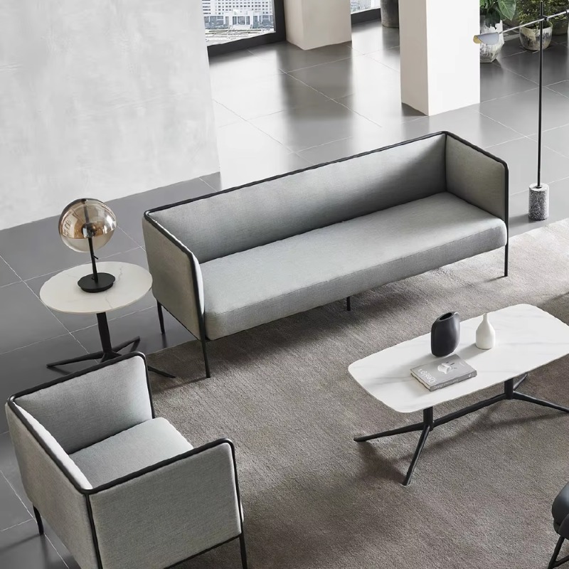 Sofa Kain Eropa Modern dengan  - Home Office Furniture Sets ulasan dan harga